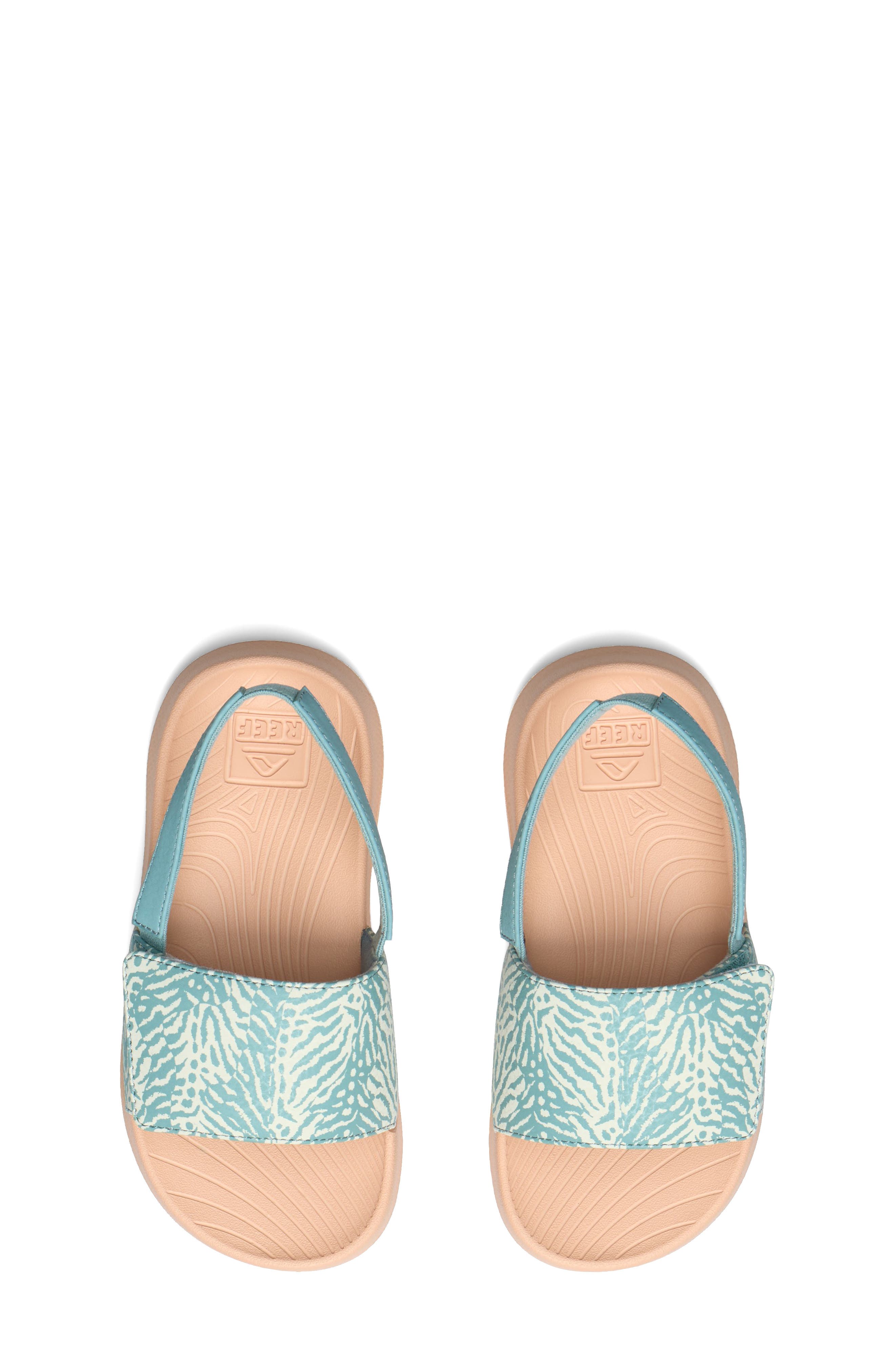 Reef Kids' Little Salty Slingback Sandal, Alternate, color, Blue Haze