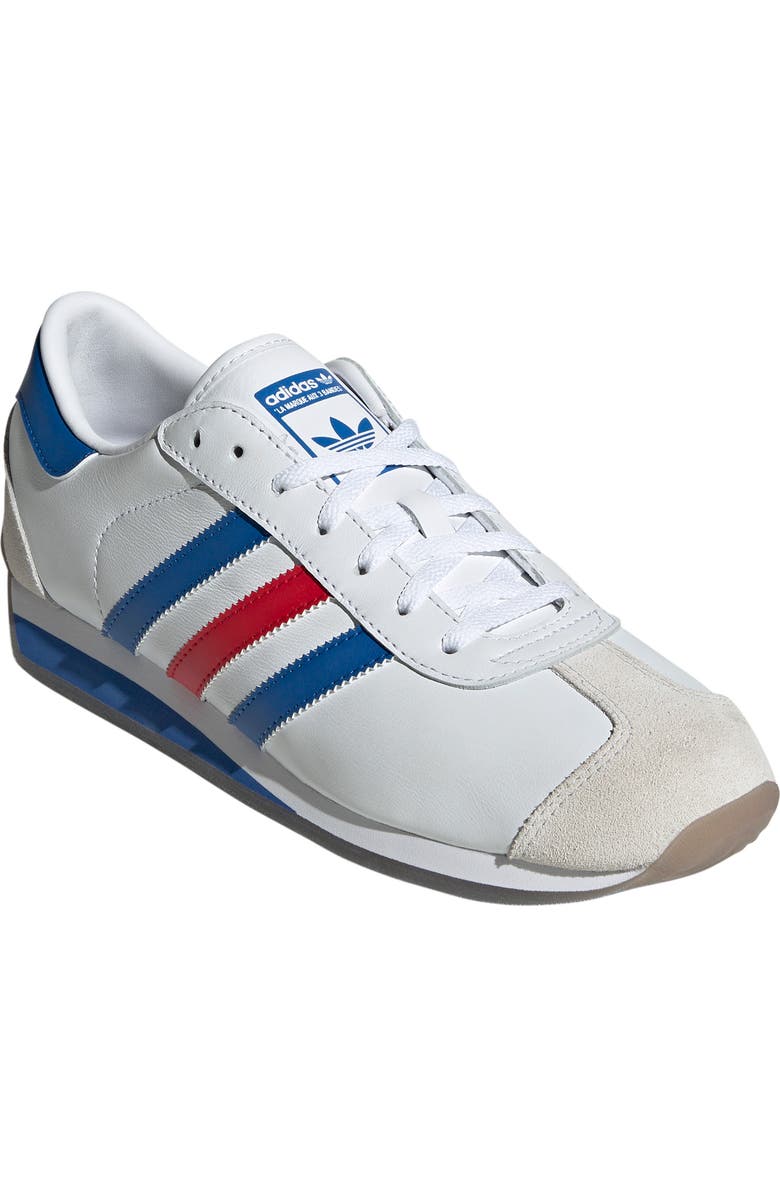 adidas Country II Sneaker, Main, color, White/Better Scarlet/Blue