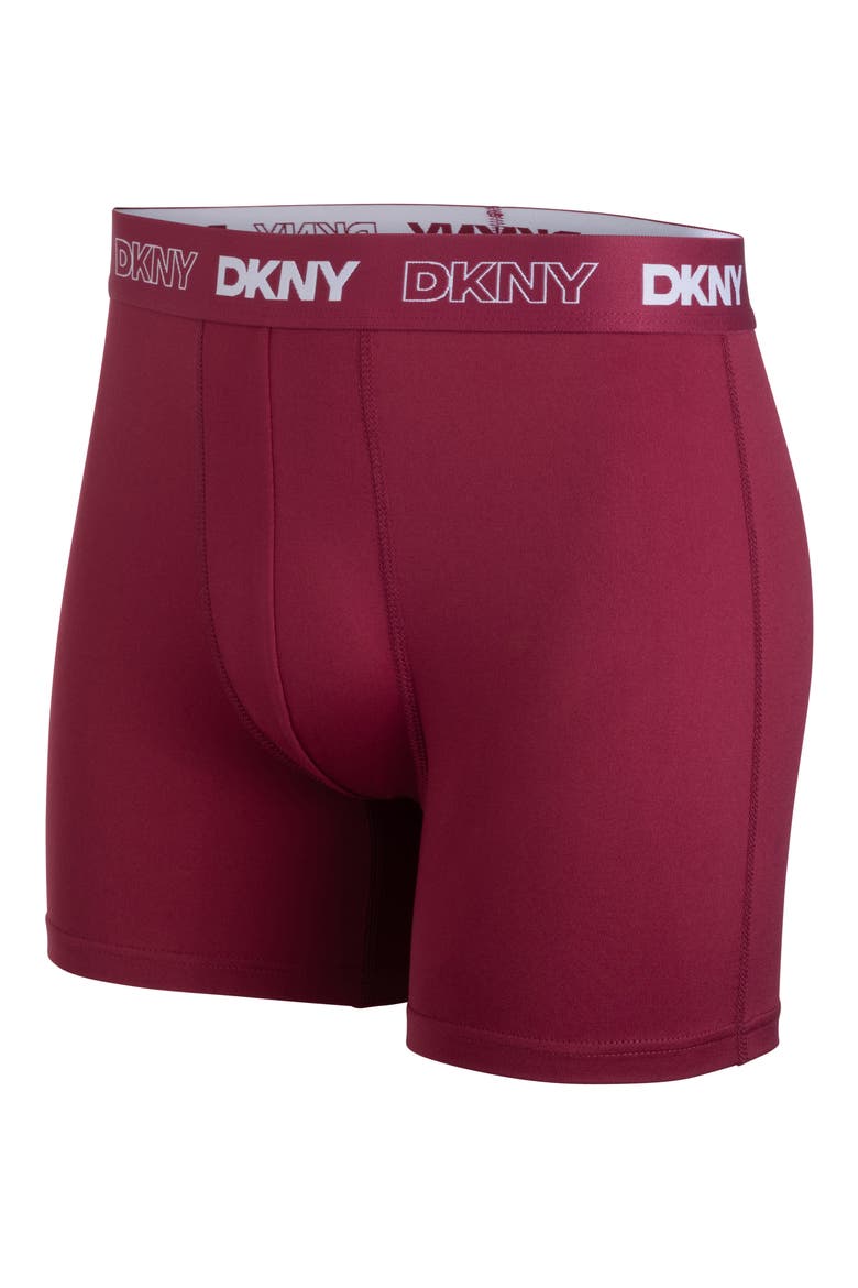 Ultra-Soft Pack of 4 Boxer Briefs, Alternate, color, BLACK/ GREY/ JET/ BEAUJOLAIS