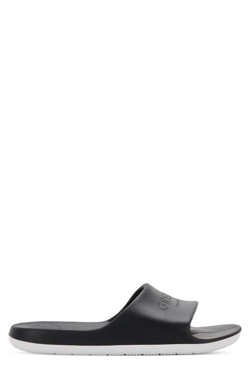 Greats Quincy Slide Sandal In Black Eva