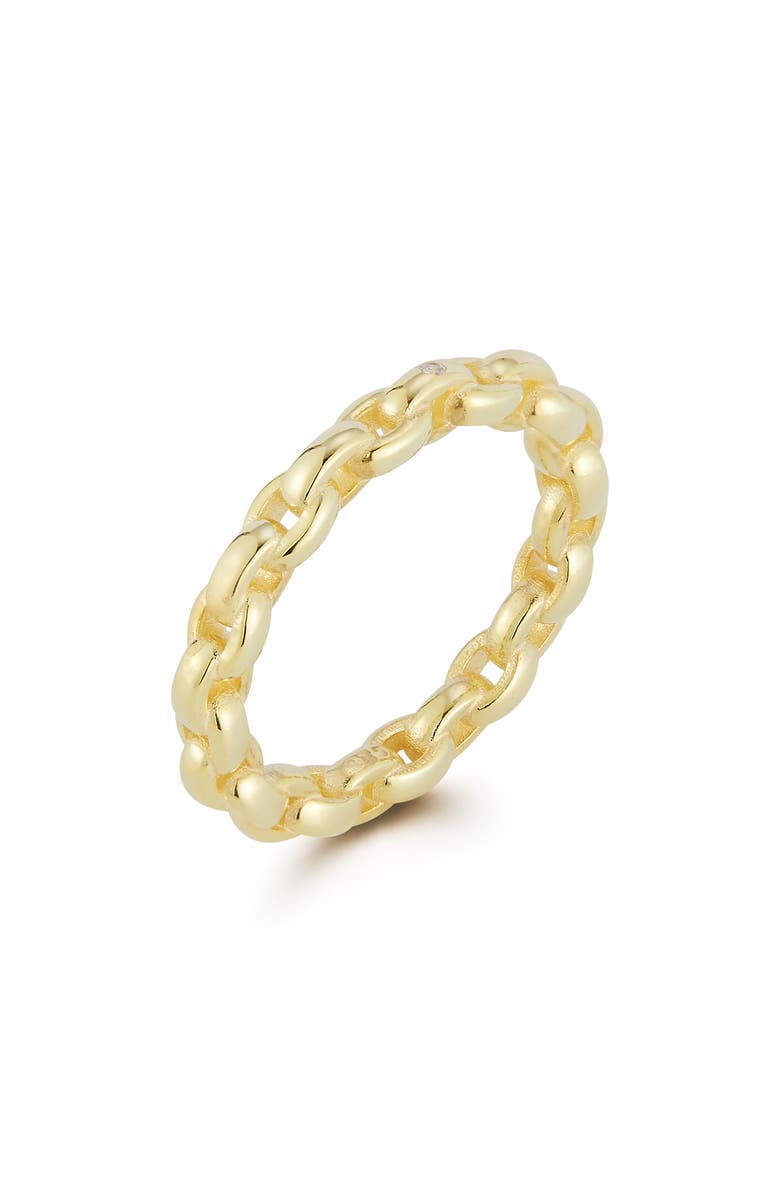 CHLOE AND MADISON Link Ring, Alternate, color, Gold