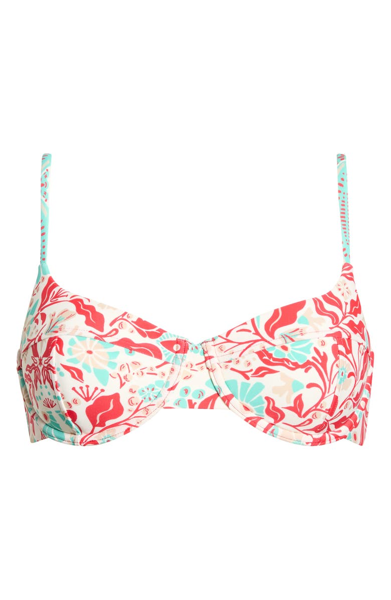 Ramy Brook Mona Print Underwire Swim Top, Main, color,