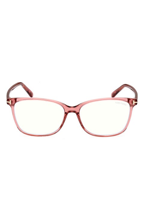 54mm Square Blue Light Blocking Glasses