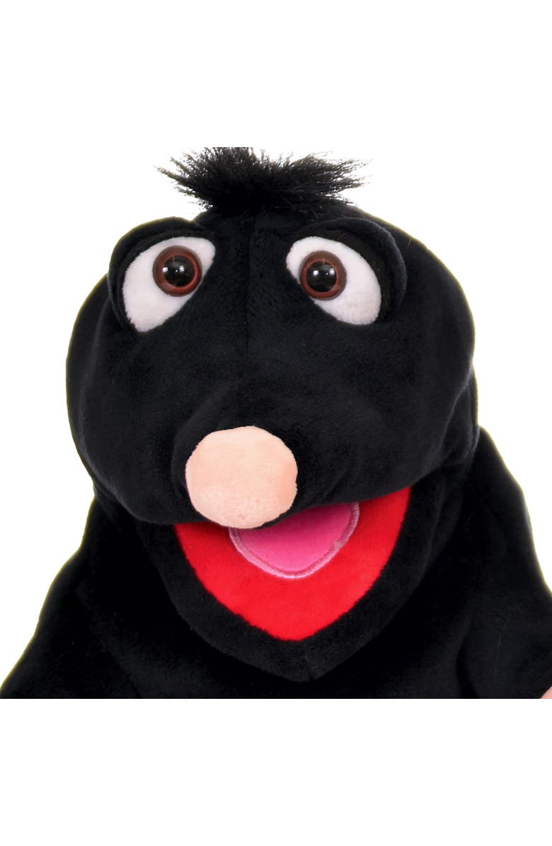 Living Puppets Hugo The Black Mole 12 Inch Plush Hand Puppet, Handmade Pal, Alternate, color, Multicolored