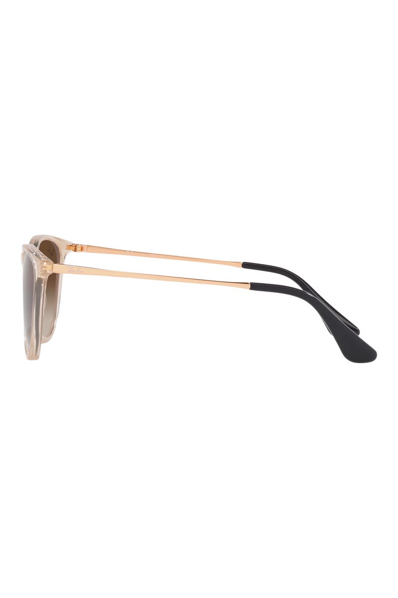 Kids' Junior Erika 50mm Gradient Phantos Sunglasses, Alternate, color, TRANSPARENT BROWN