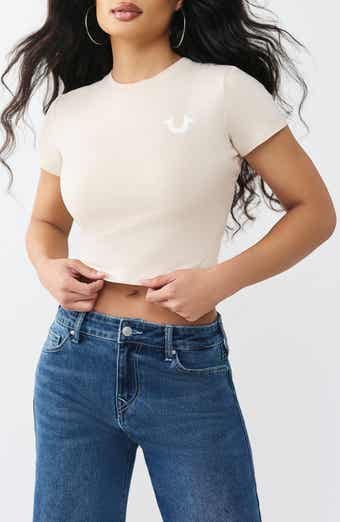 True Religion Buddha Relax Shrunken Tee