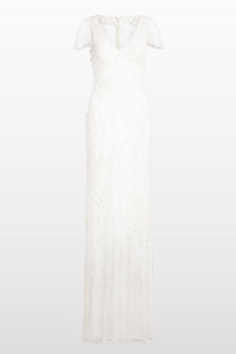 Sweet Juliet Floral Lace Dress, Main, color, Ivory