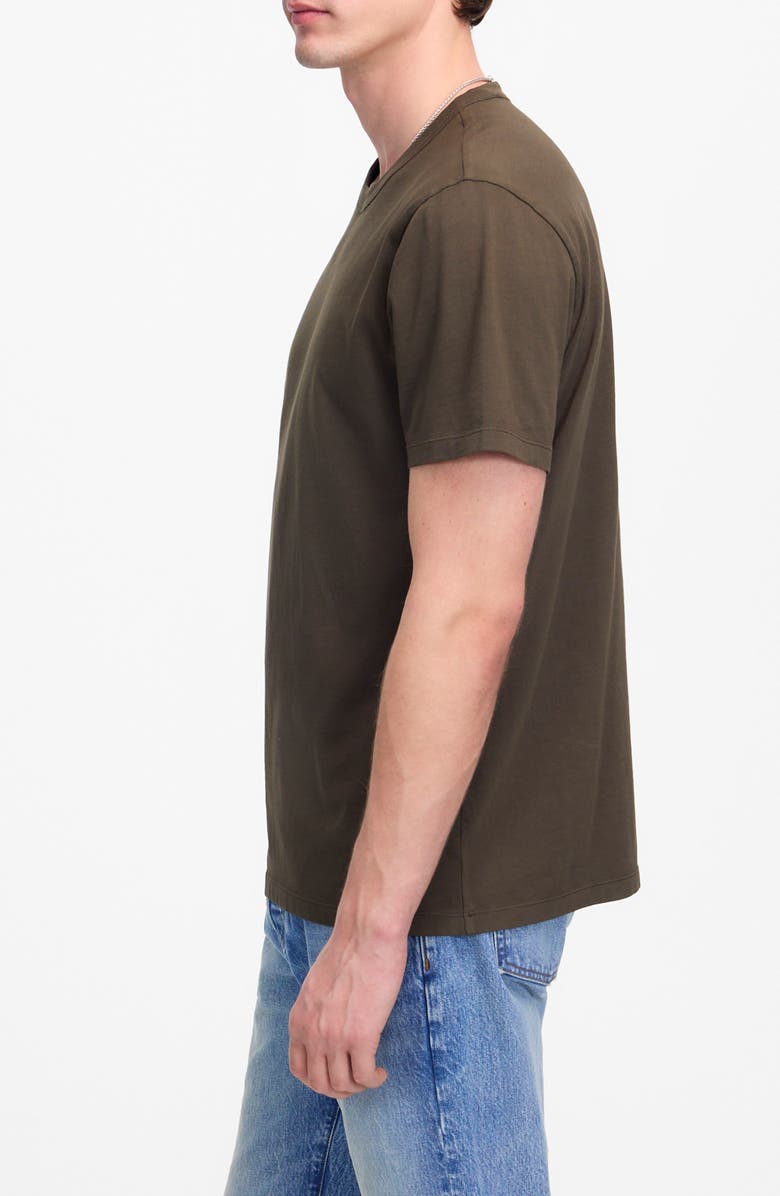 Madewell Allday Garment Dyed Cotton T-Shirt, Alternate, color, Dried Olive