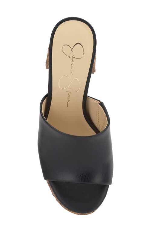 Jessica Simpson Kameena Platform Wedge Sandal In Black