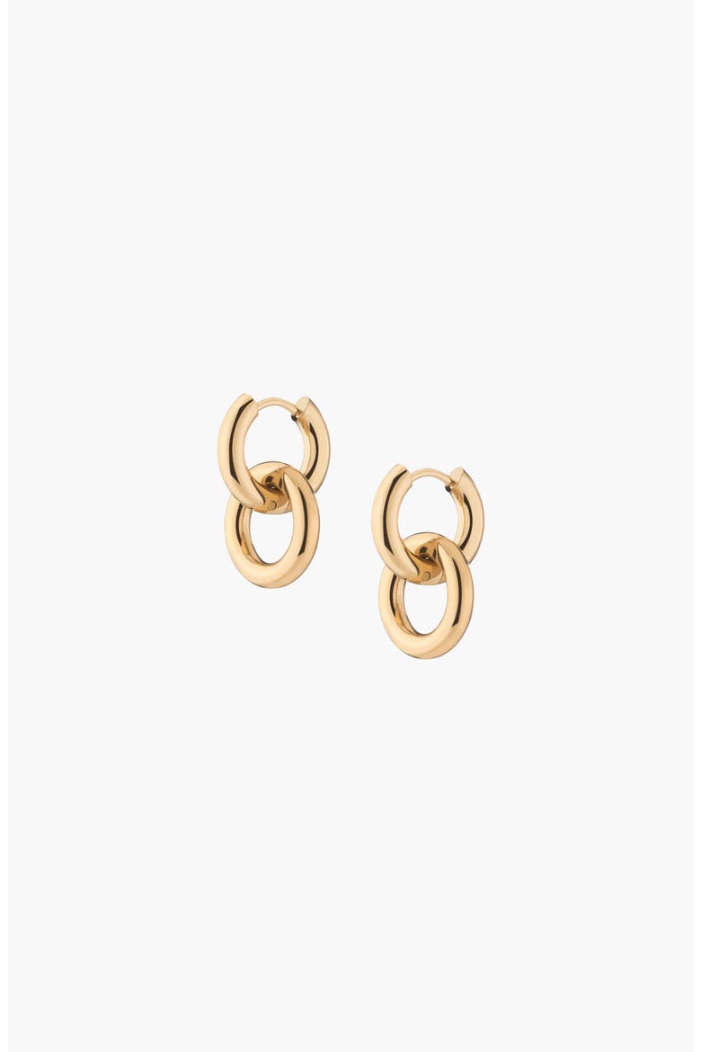 Bold Connection Earrings, Main, color, Yellow