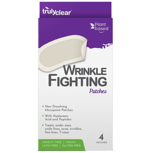 Truly Clear Wrinkle Patches 4 Patches With Hyaluronic Acid,peptides & Collagen In Multi