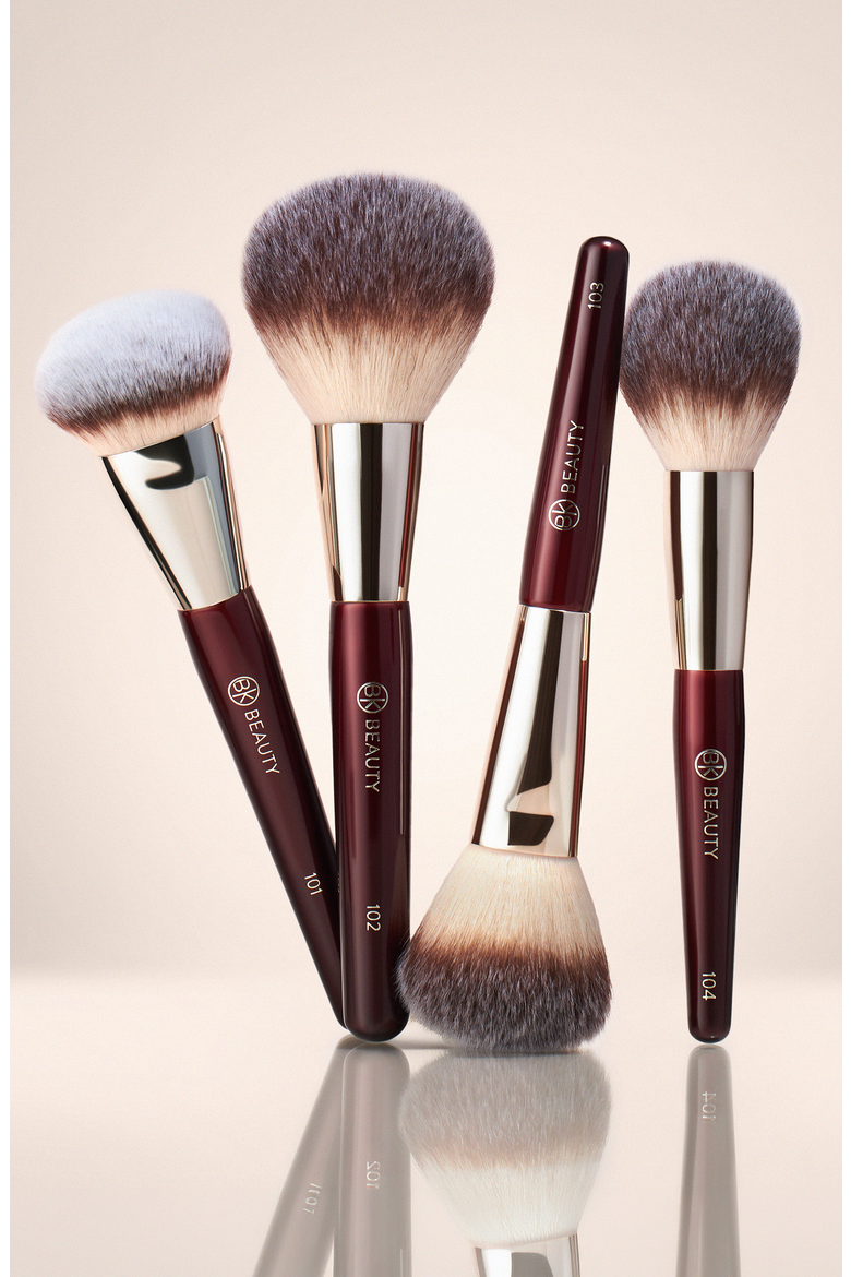 Essentials Collection Face Brush Set, Alternate, color, Burgundy