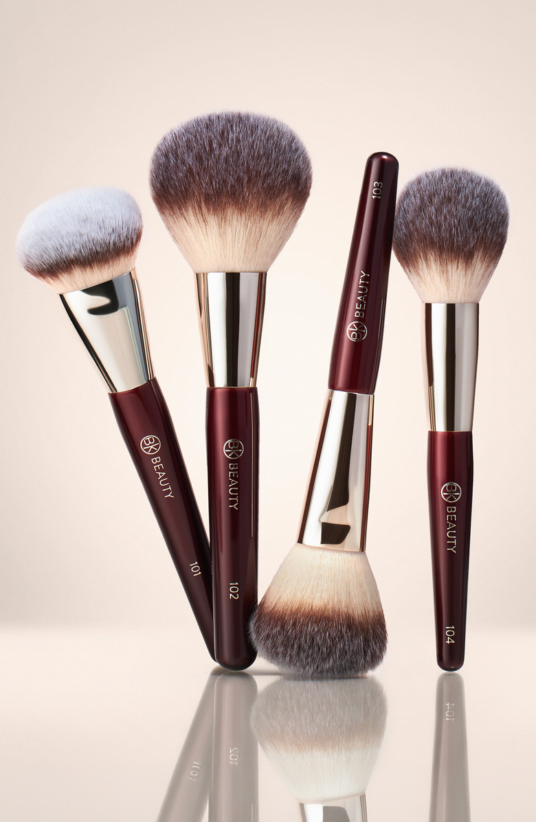 BK Beauty Essentials Collection Face Brush Set, Alternate, color, Burgundy