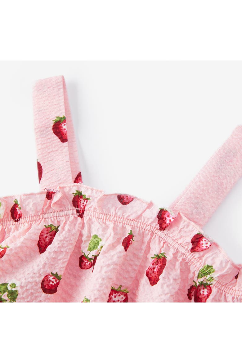 Ruffle Tank and Pant Set, Alternate, color, Strawberry