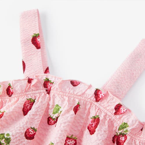 Milkbarn Ruffle Tank And Pant Set In Red