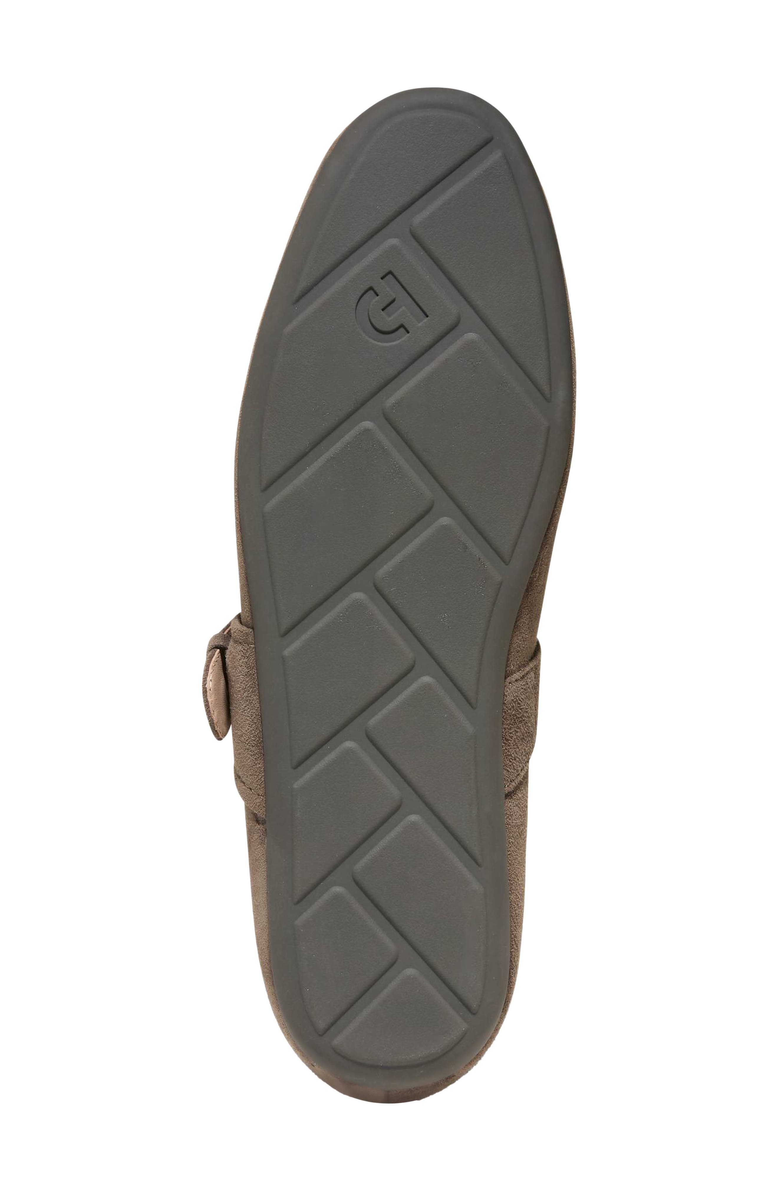 Grand Ambition Alissa Mary Jane Leather Flat, Alternate, color, DEEP OLIVE SUEDE