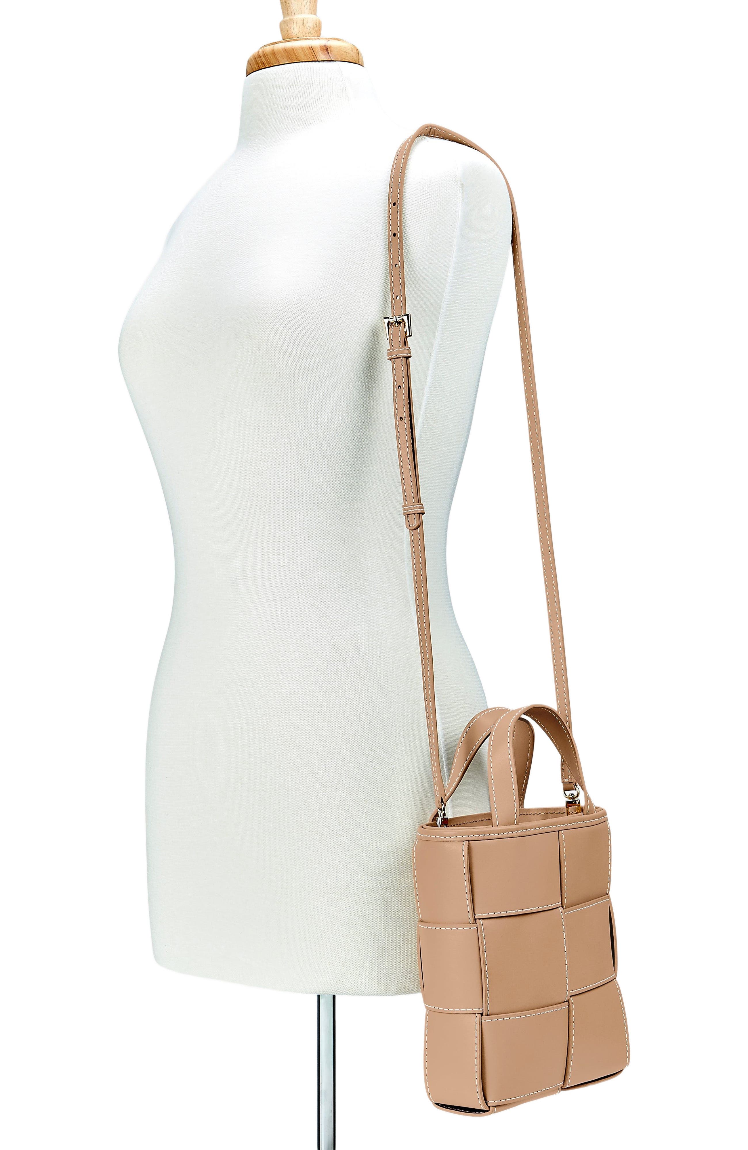 CHLOE MINI SHOPPER, Alternate, color, CAPPUCCINO