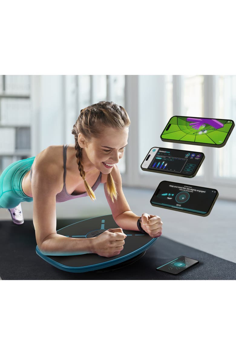 GoBalance Sport App-Enabled Interactive Balance Board, Alternate, color, Multicolored