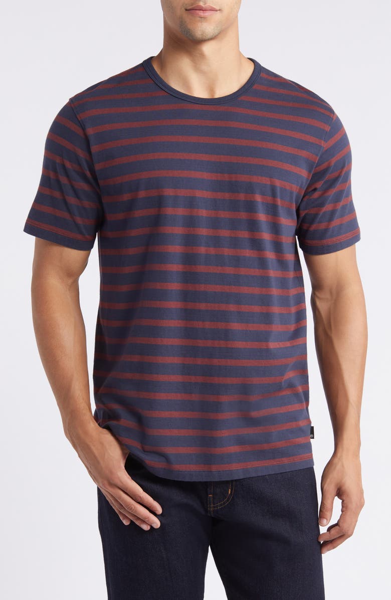 AG Bryce Stripe Crewneck T-Shirt, Main, color, 