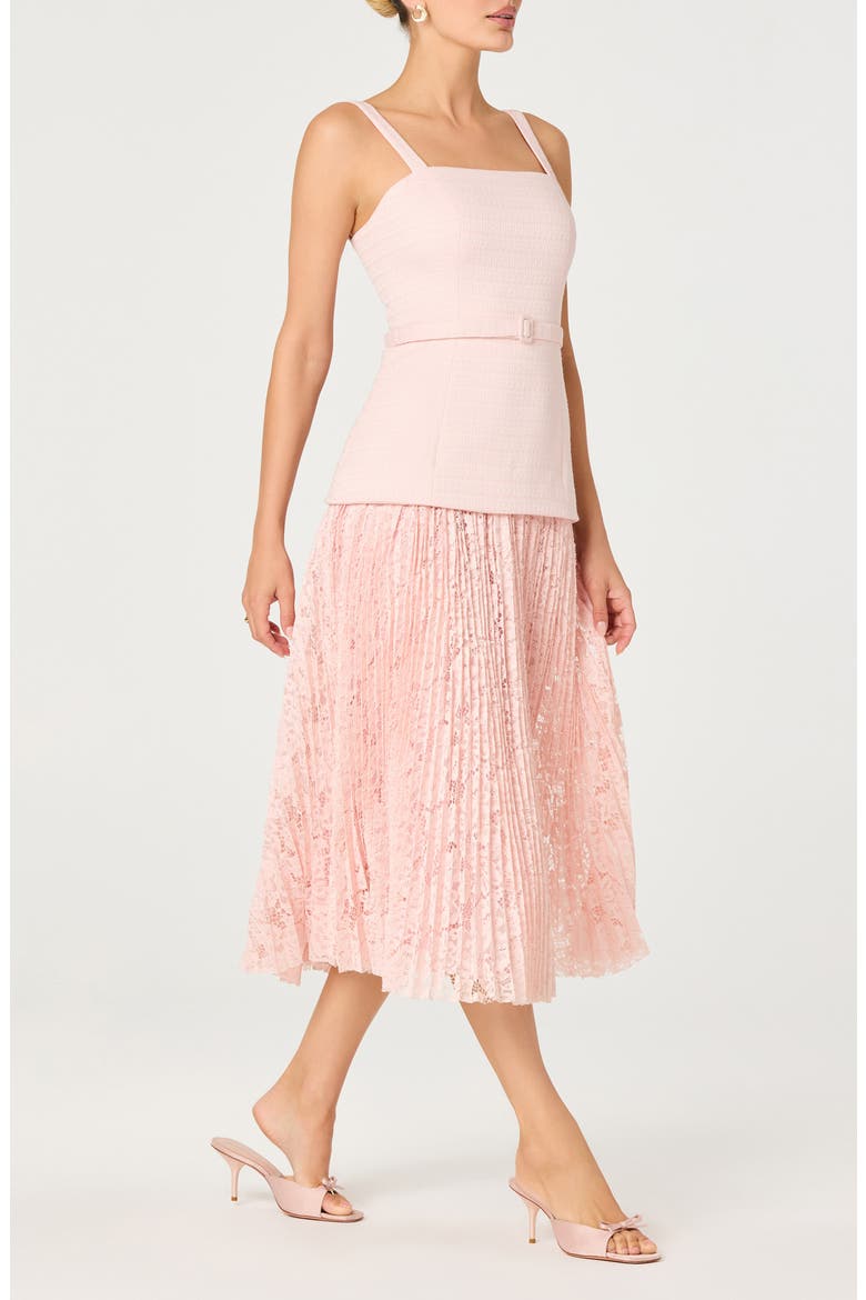 Caitlin Sleeveless Dress, Alternate, color, PINK