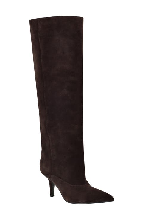 Carolan Pointed Toe Knee High Boot