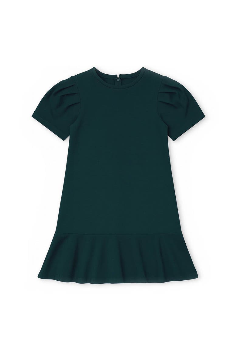 Ottoman Knit Dress, Main, color, Dark Green