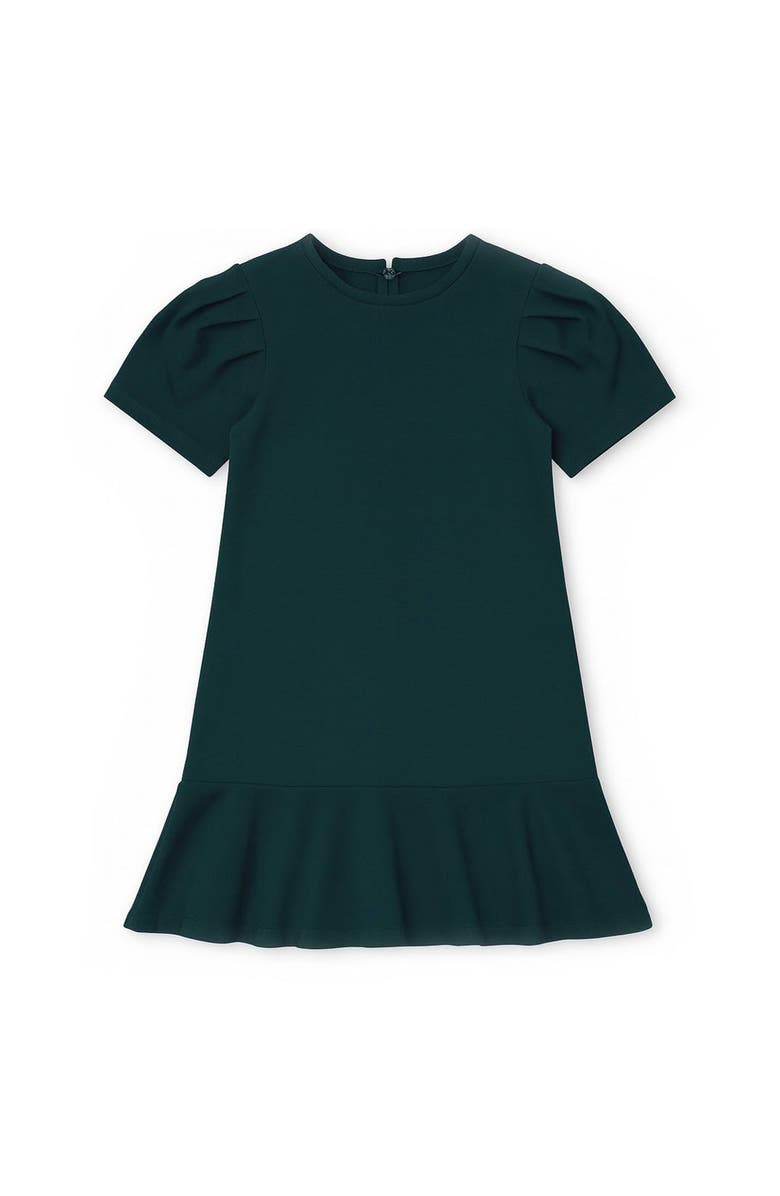 Florence Eiseman Ottoman Knit Dress, Main, color, Dark Green