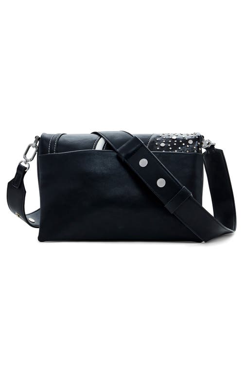 Desigual Rivet Detail Faux Leather Crossbody Bag