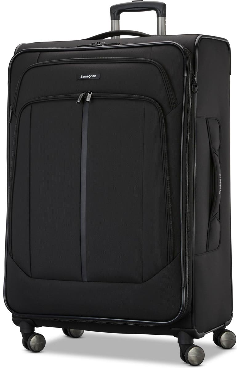 Samsonite Ascella 4 Softside Expandable 29" Checked Spinner, Main, color, Black