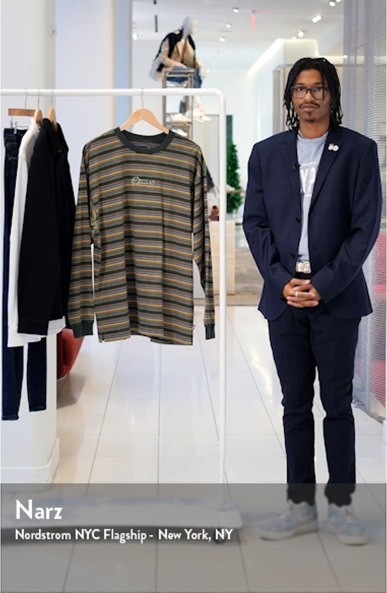 Barwood Stripe Long Sleeve T-Shirt, sales video thumbnail