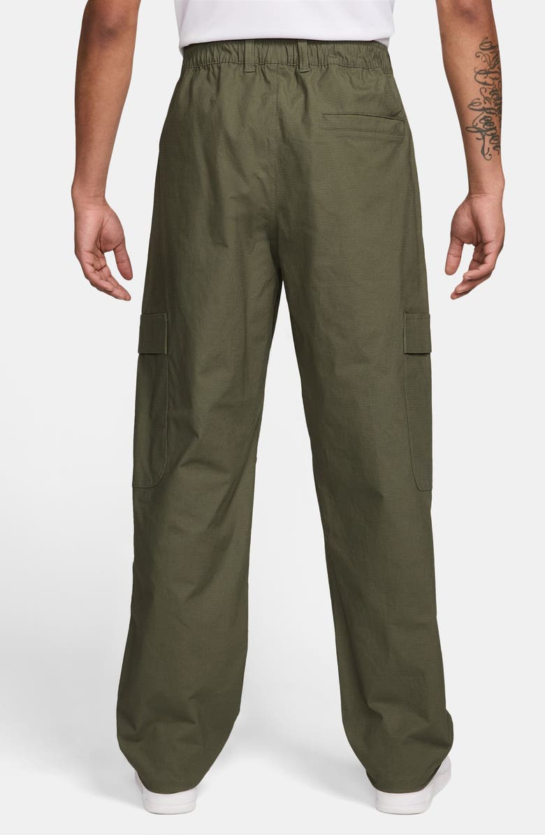 Nike Sportswear Club Stretch Cotton Ripstop Cargo Pants, Alternate, color, Medium Olive/ White