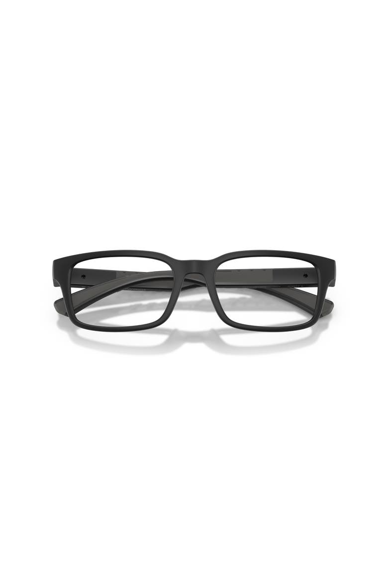 54mm Rectangle optical glasses, Alternate, color, Black