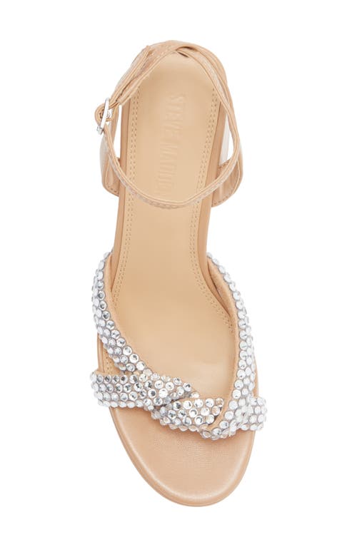 Steve Madden Martini Rhinestone Platform Sandal In Multi