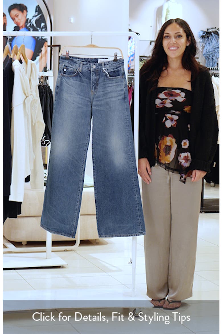 Saige High Waist Wide Leg Jeans video