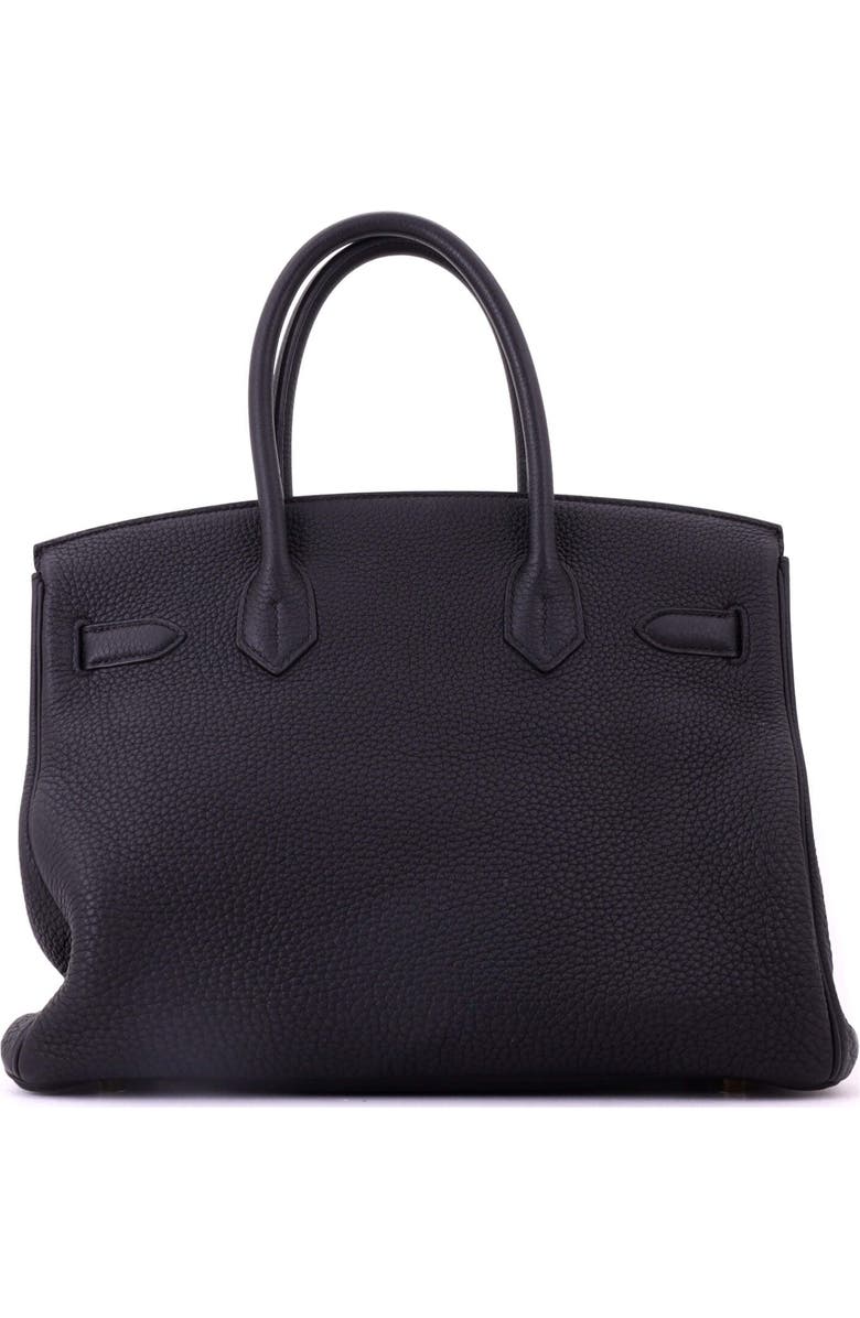 Pre-Owned Hermes Birkin Handbag Black Togo with Gold Hardware 30, Alternate, color, Noir