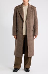 KROST Check Cotton & Wool Coat