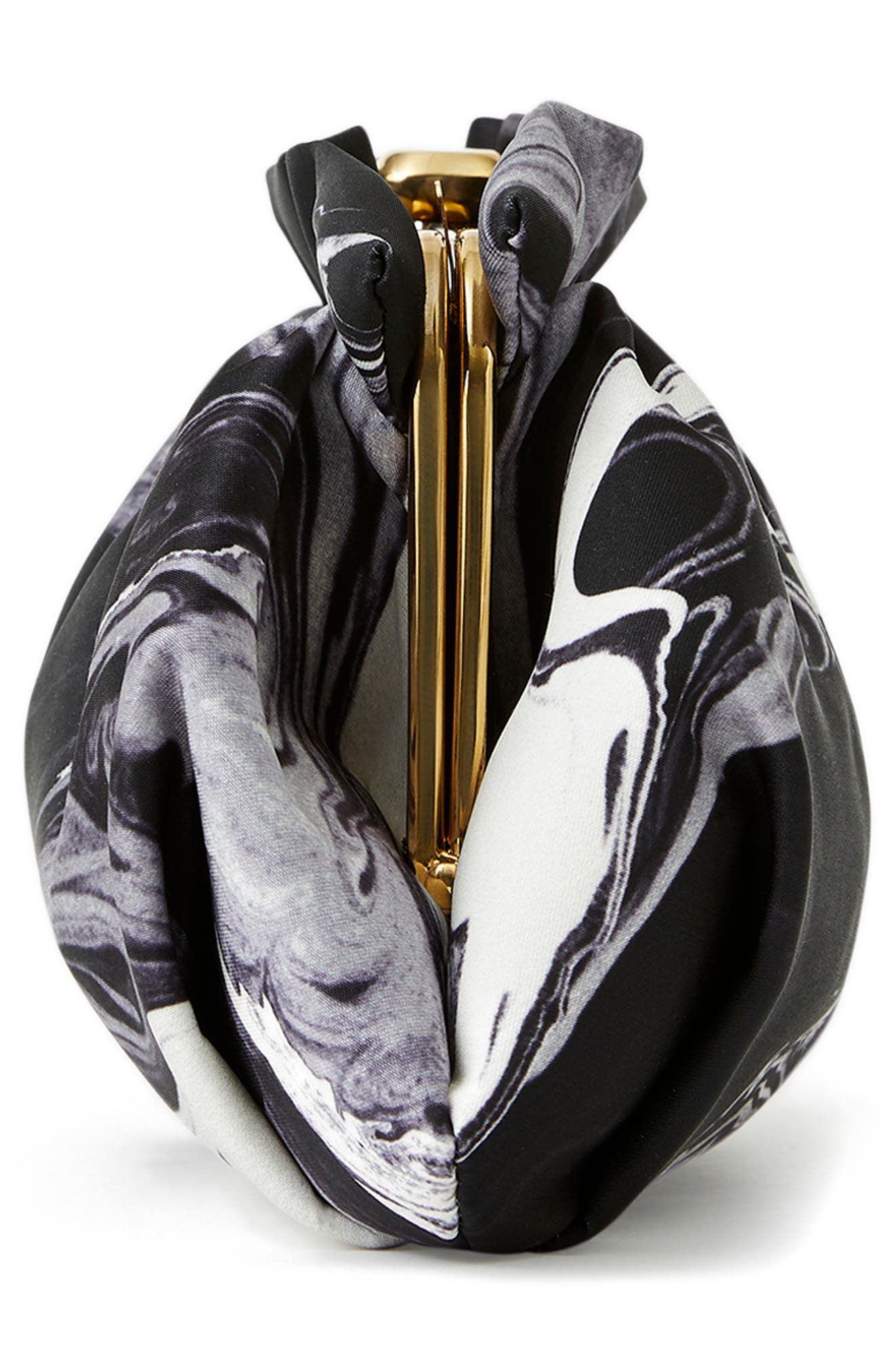 Lafayette 148 New York Geode Print Twill Pochette Clutch, Alternate, color, 