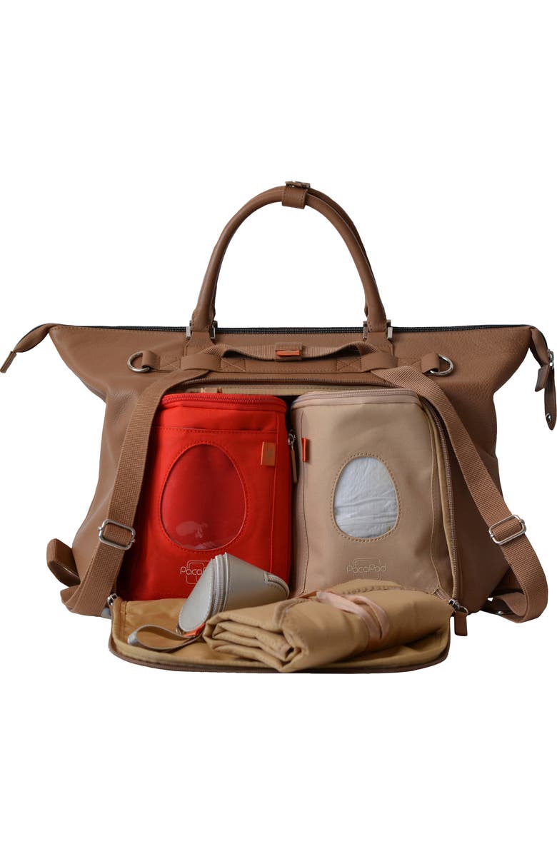 PacaPod Chiltern Leather Diaper Bag, Alternate, color,