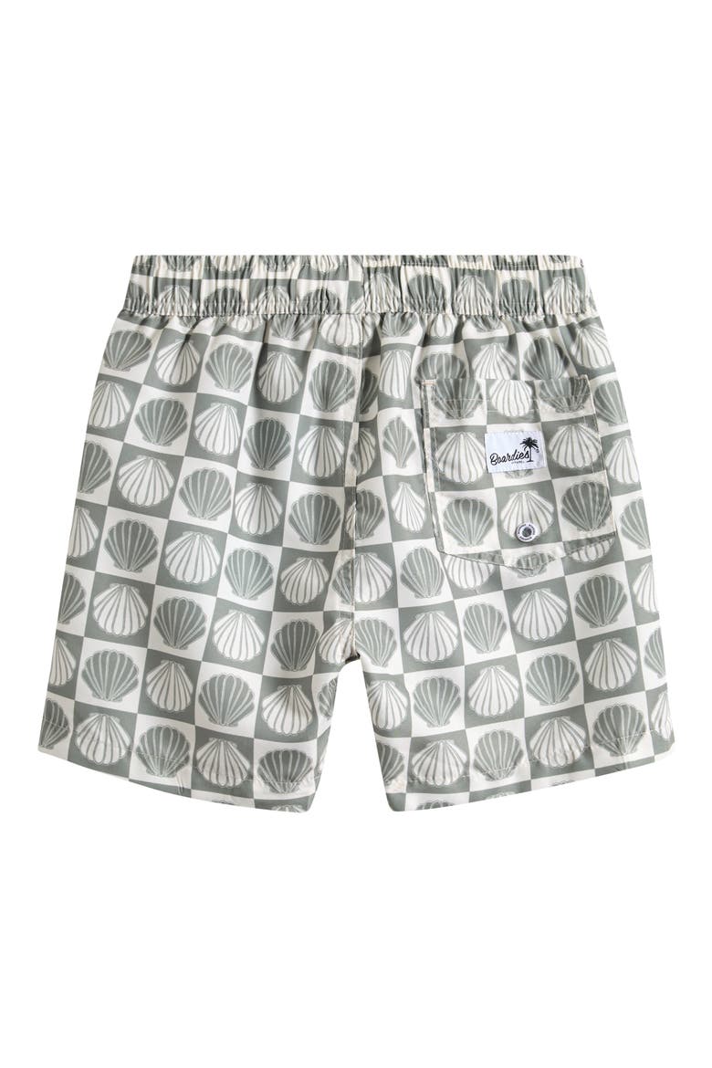 Kids' Ilfracombe Swim Trunks, Alternate, color, OLIVE/ CREAM
