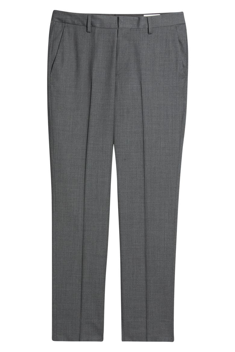 Jetsetter Athletic Fit Stretch Wool Suit Pants, Alternate, color, GREY