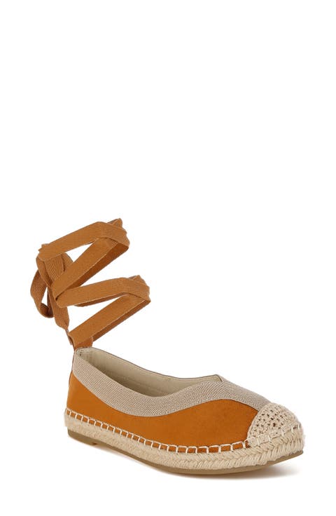 Yalva Detachable Ankle Wrap Tie Flat (Women)