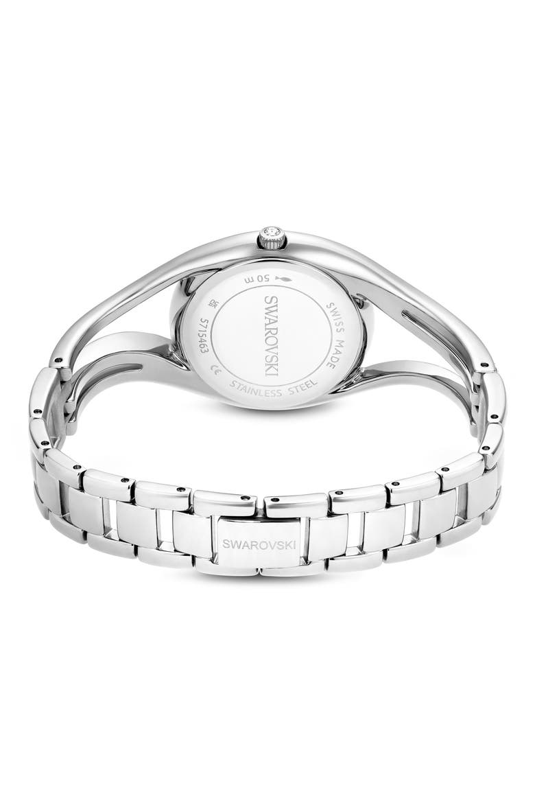 Hyperbola Bracelet Watch, 28mm, Alternate, color, SILVER