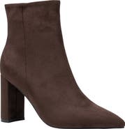 GOOD CHOICE NEW YORK Hadley Faux Leather Pointed Toe Bootie