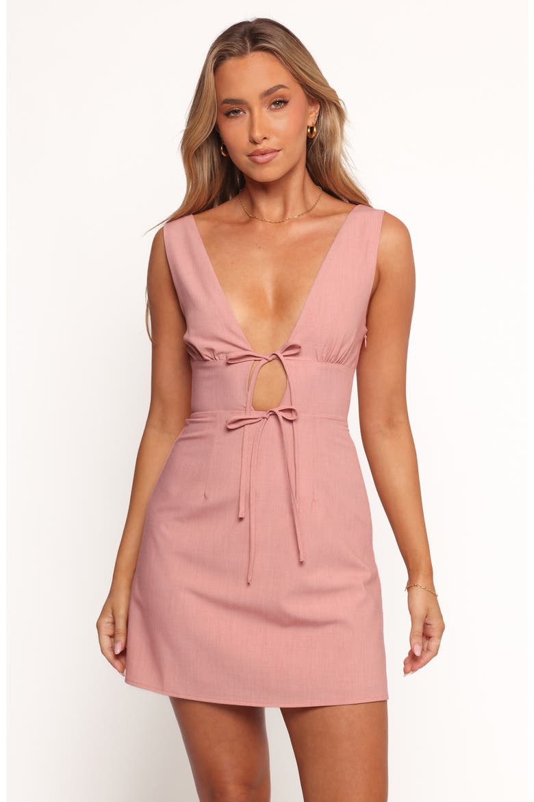 Geraldine Sleeveless Minidress, Alternate, color, PINK