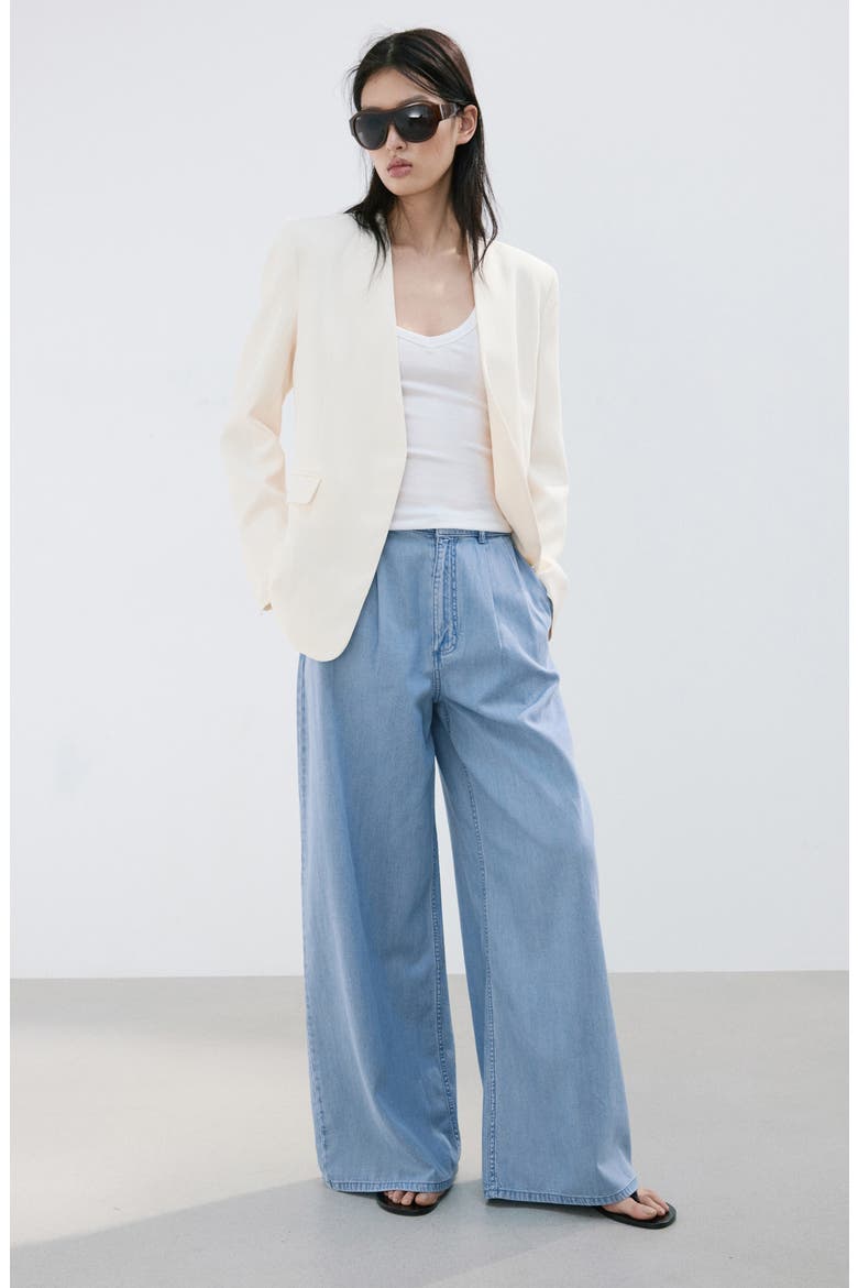Wide Leg Trouser Jeans, Alternate, color, LIGHT BLUE