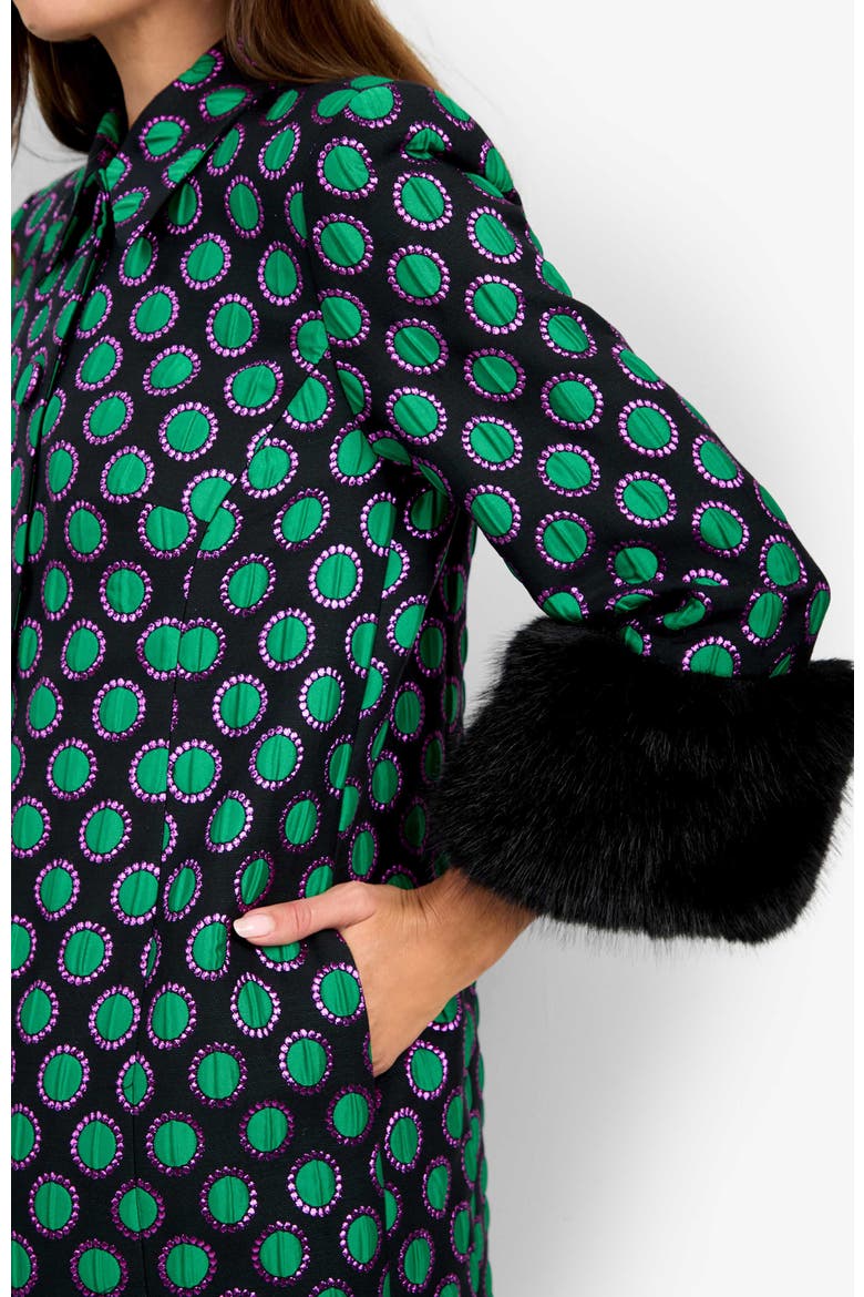 Dalaine Coat, Alternate, color, Gemstone