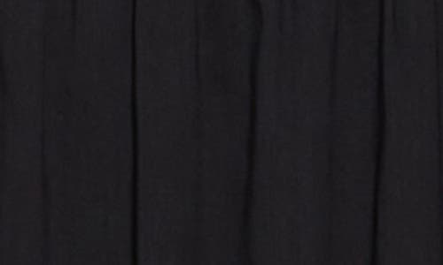 The Good Journey Empire Waist Tiered Cotton Sundress In Black
