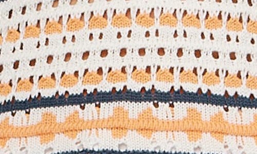 Matty M . Palermo Open Stitch Top In Multi