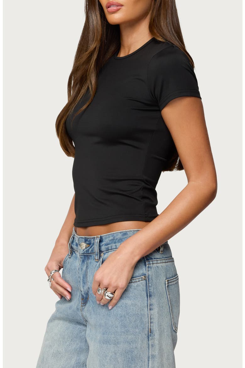 Tay Crop T-Shirt, Alternate, color, BLACK
