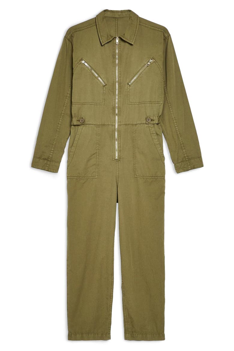 Mekan Utility Boilersuit, Alternate, color, OLIVE